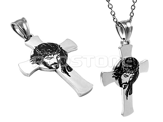 Křížek z chirurgické oceli s Ježíšem
